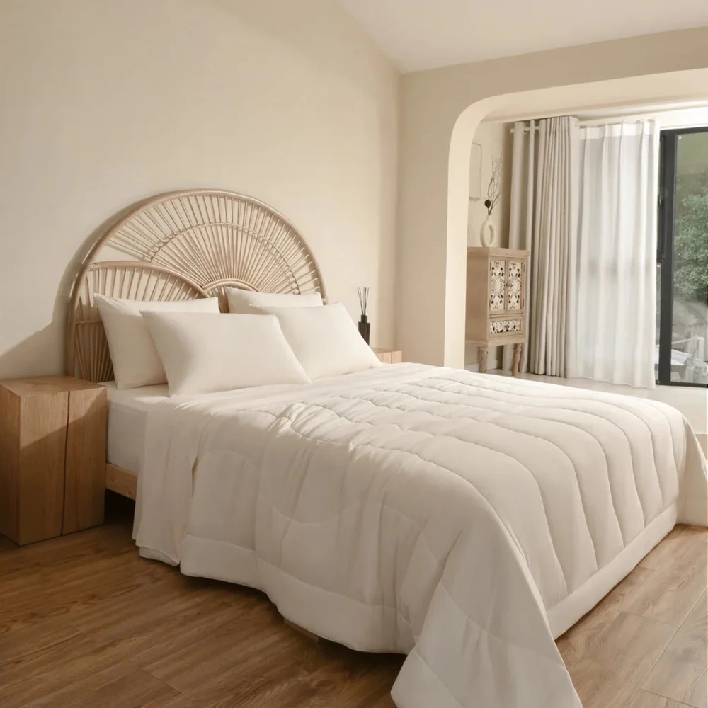 Rest Evercool Full Queen Snow Ivory Cooling Comforter for Hot Sleepers